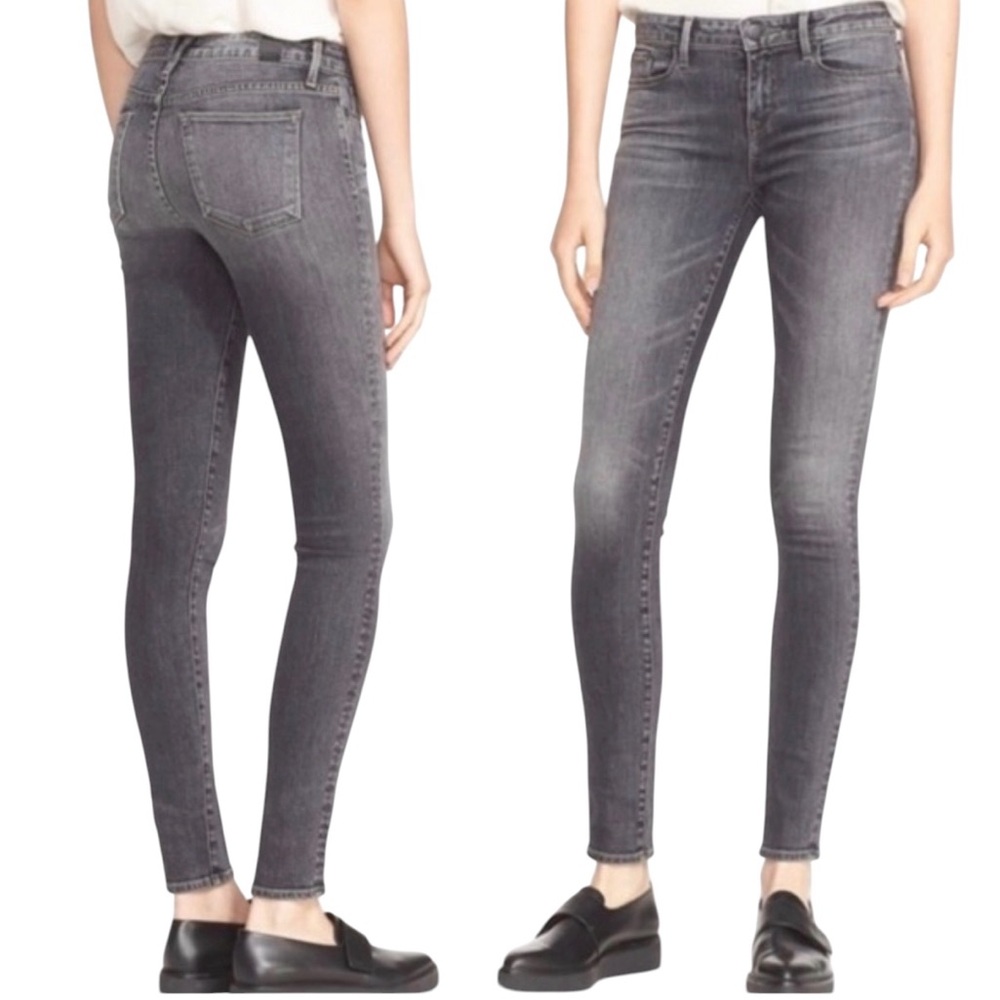 Vince•Charcoal Riley Skinny Jeans